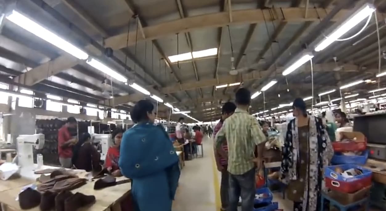 Imagen de la fábrica de zapatos fg