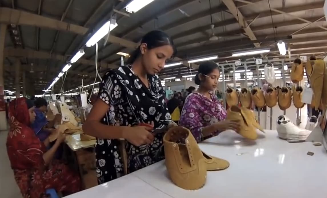 Imagen de la fábrica de calzado FG