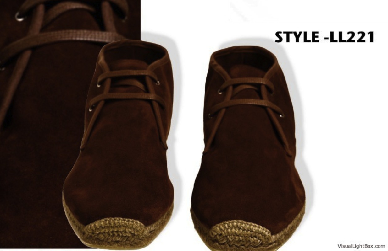 Alpargatas de ante para mujer