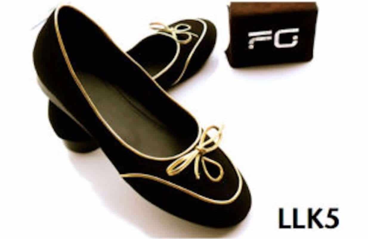 Ballerines en velours pour femme