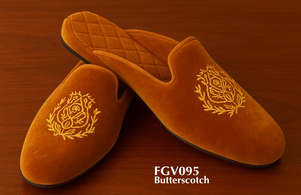Zapatillas-de-terciopelo-color-butterscotch-para-dormitorio