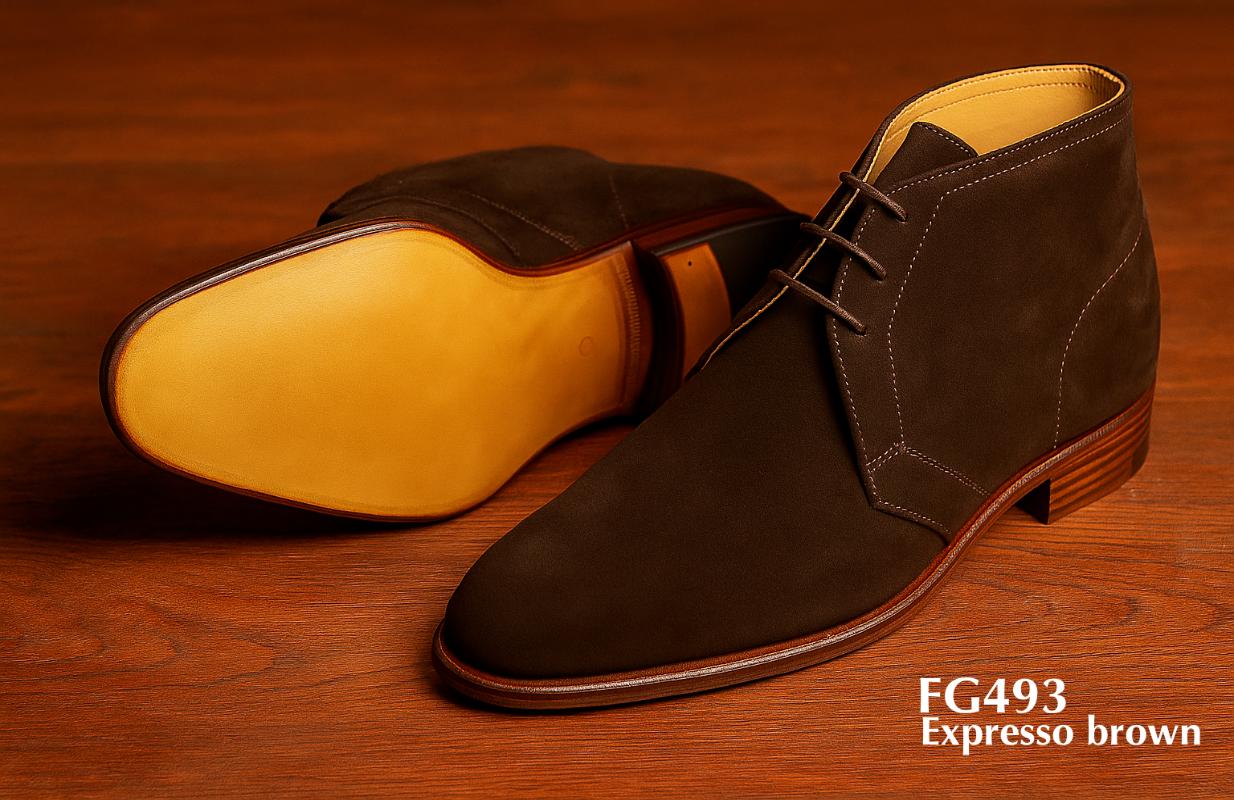 FG493-Botas Chukka-marrón oscuro