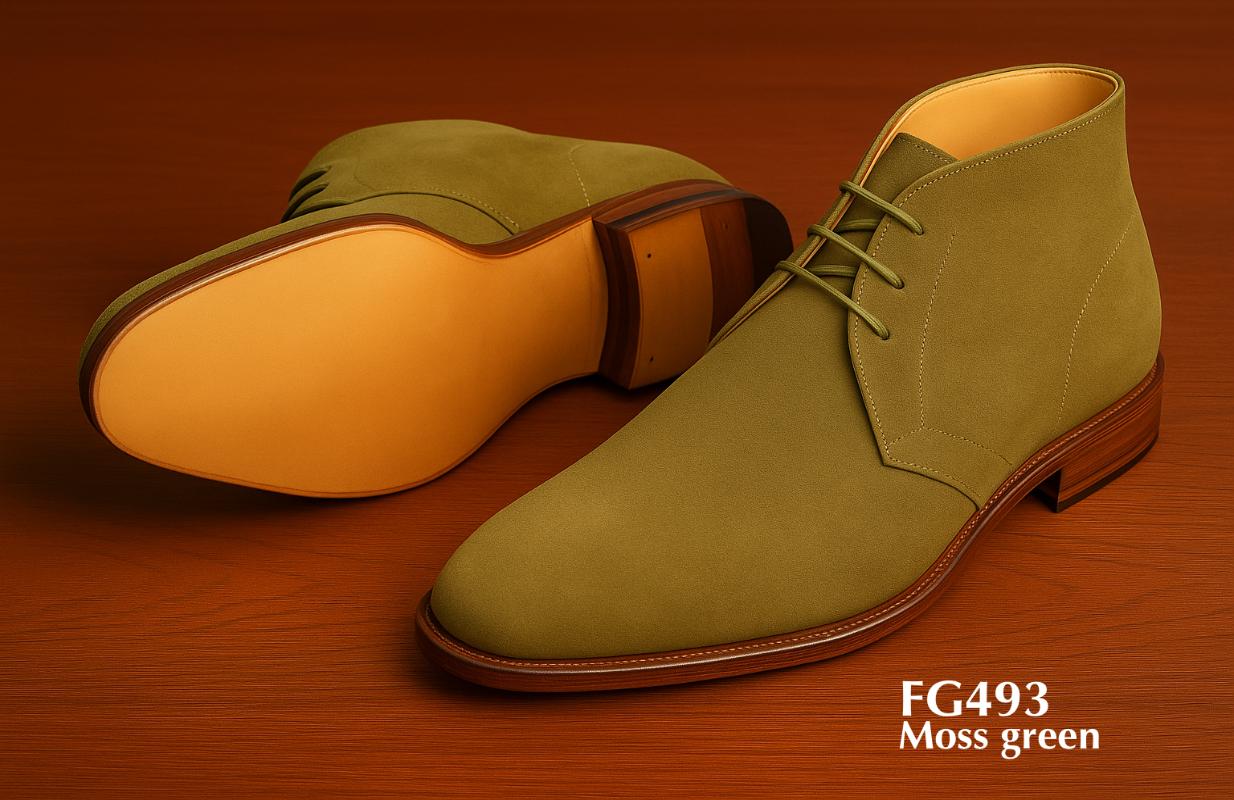 Botas chukka FG493 color verde musgo