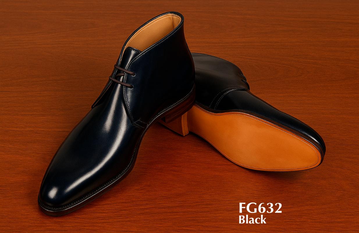 FG632-Botas negras con borlas