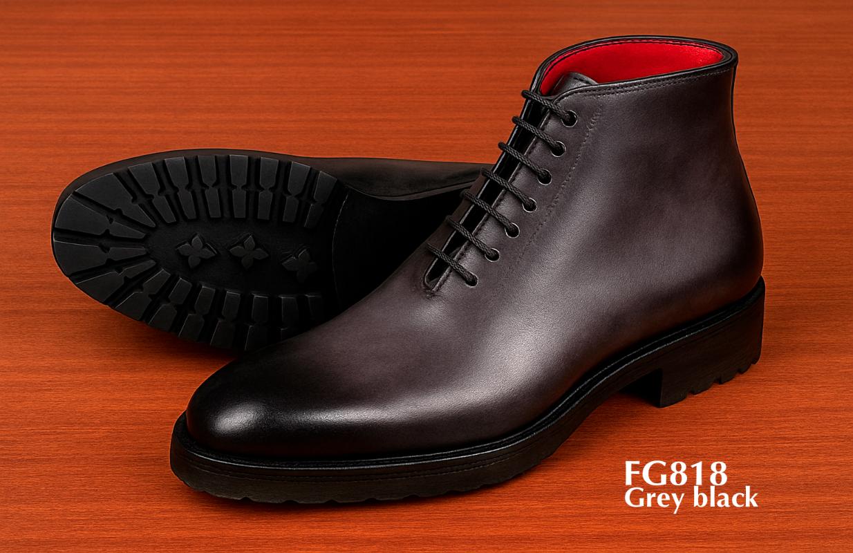 Botines FG818 negros y grises