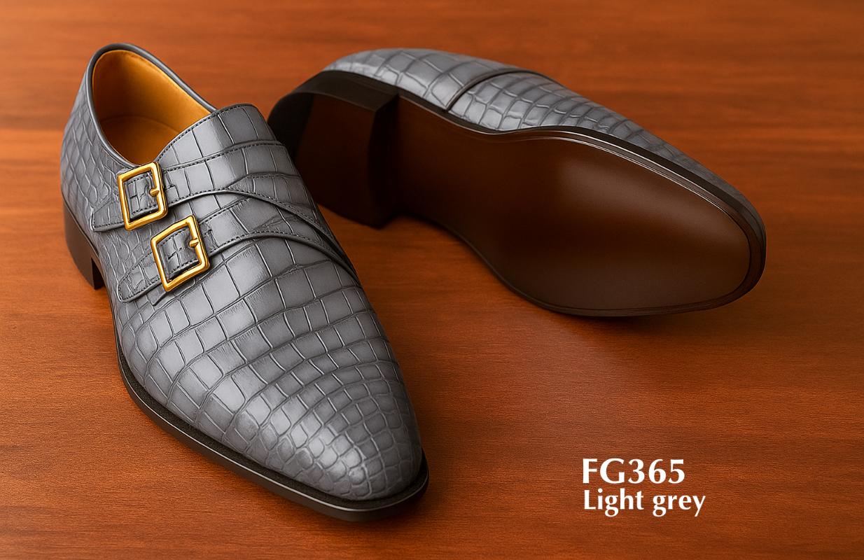 FG365-Zapato-monkstrap-cuero-piel-de-croco-gris-claro